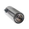 New Universal Stainless Steel Car Rear Round Exhaust Pipe Tail Throat Muffler Tip