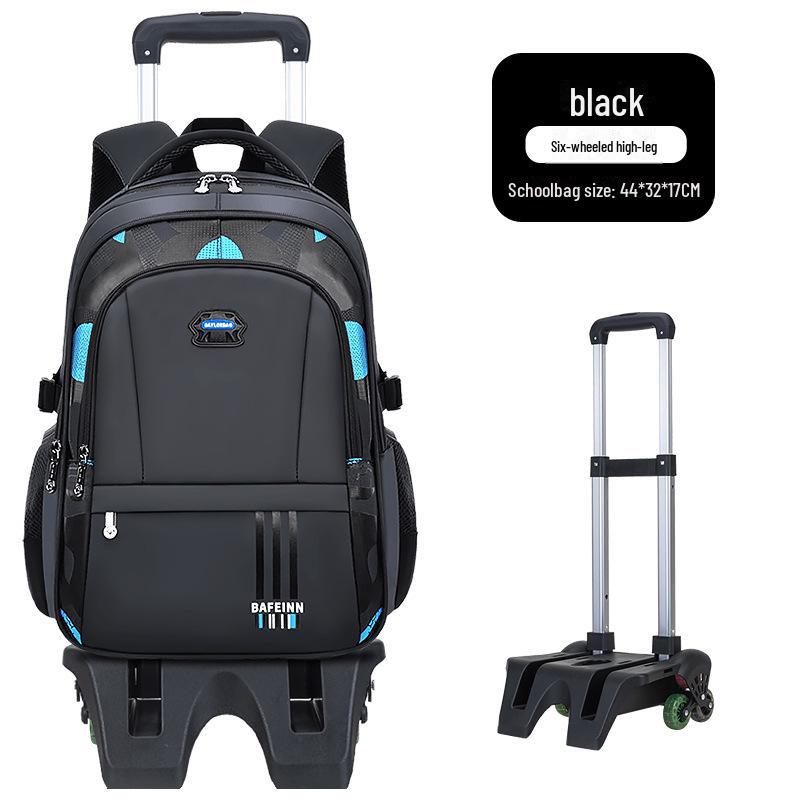 Velkokapacitní batoh na kolečkách pro žáky 2. až 6. třídy