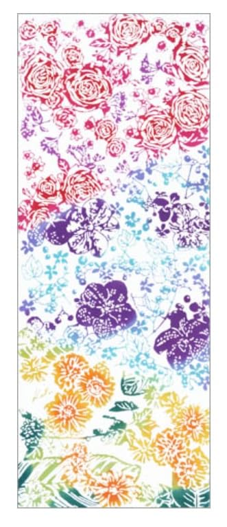 

Todaya Shoten Тэнугуи 3006 Насиэн-дзомэ (Ханамэгури) белый