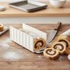 Sliding Base Design Swiss Roll Slicer 6/7/8 Grids Cake Roll Division Mold Cake Roll Cutter  Kitchen