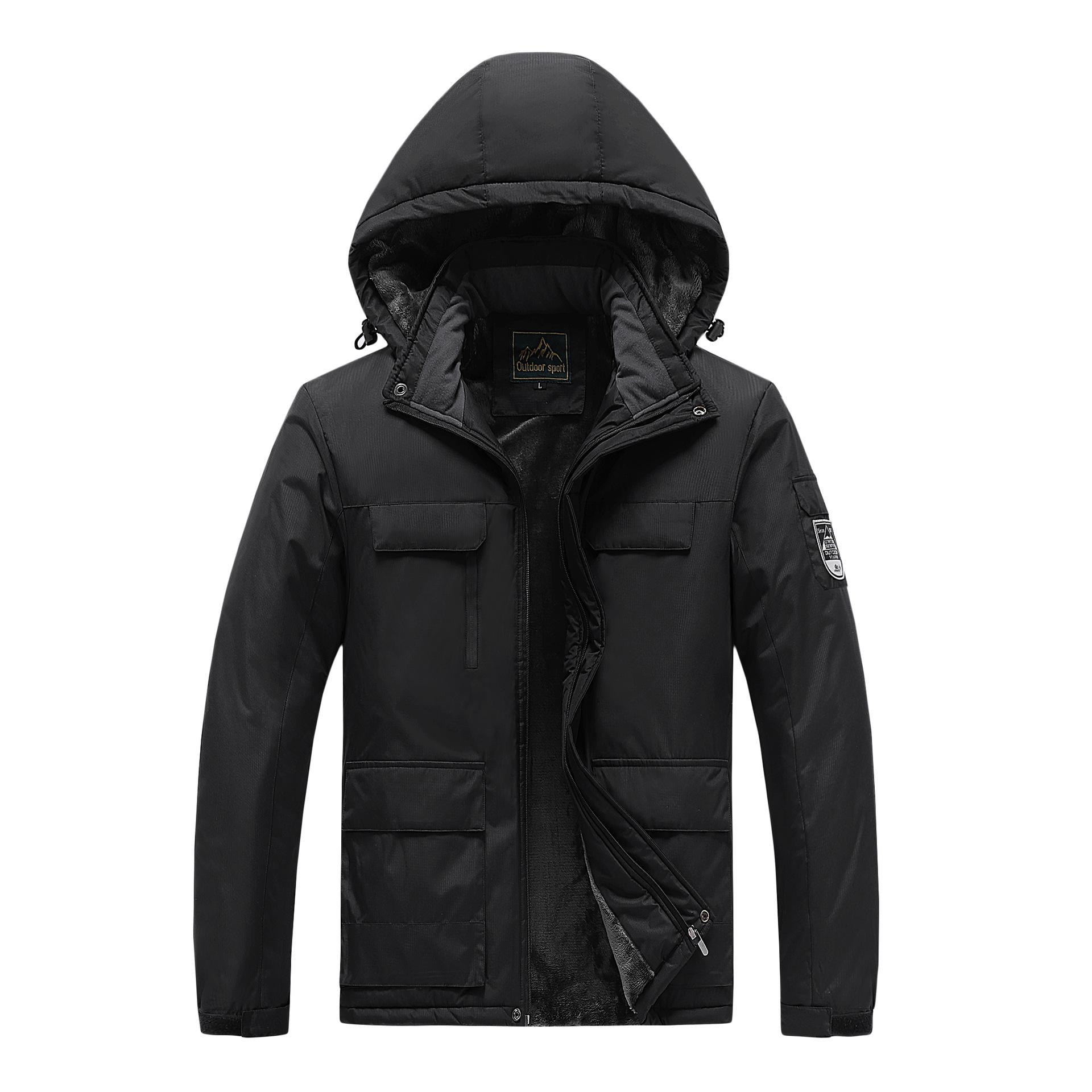 

Куртка новая зимняя мужская свободная бархатная стеганая куртка больших размеров уличная ветрозащитная водонепроницаемая куртка 9XL