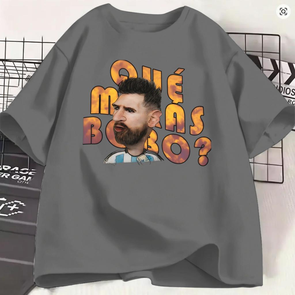 Que Miras Bobo T-shirt Per Unisex Cotone Puro Divertente T-shirt Girocollo Meme Magliette Manica Corta Taglie Forti