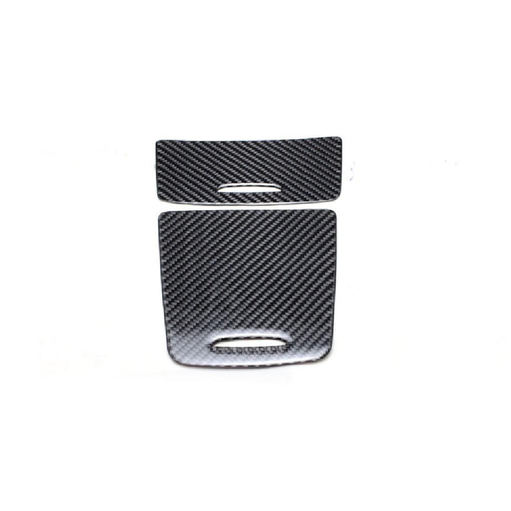 Estilo de carro, artigo de decoração com controle intermediário/caixa de armazenamento, acessórios de lantejoulas, fibra de carbono para mercedes benz gla cla a