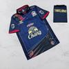 THAILAND National Football Soccer Training JERSEY CHEER Fan Version Quick Dry Shirt Polo Polyester Short Sleeve Uniform Elephant Logo Sport Outdoor