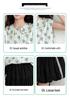 Girls' Floral Cool-Touch Sleeveless Top & Bloom Shorts - New 2026 Korean Style Summer Set