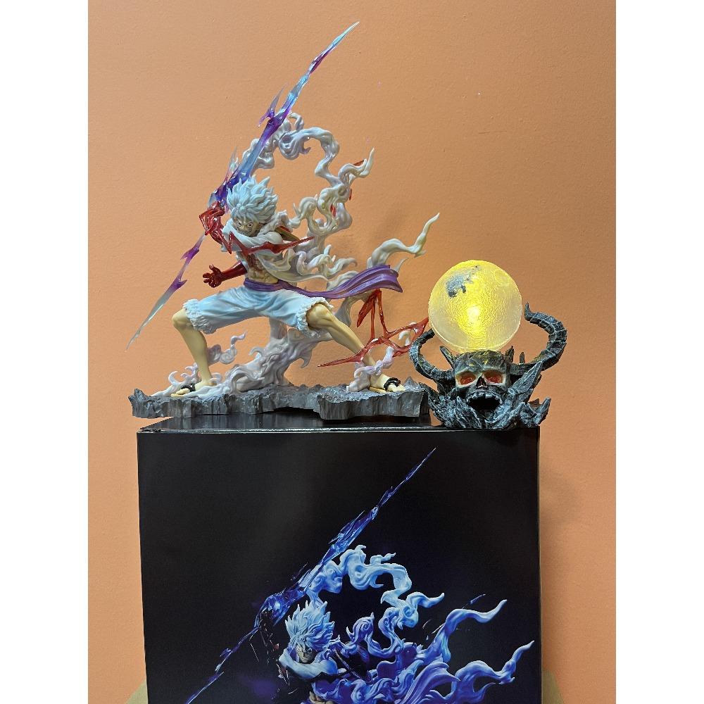 

One Piece Nika Luffy Figure Luffy Sun God Gear 5 Featuring Light Ball 28cm Action Figurine PVC Statue Model Collection Decora Toy Gif no box
