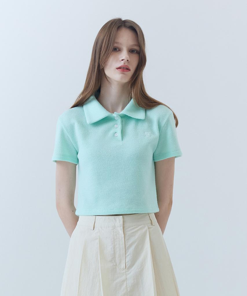 Solteuaenchokollis Sac Soft Boucle Collar Knit Mint 4W2322001