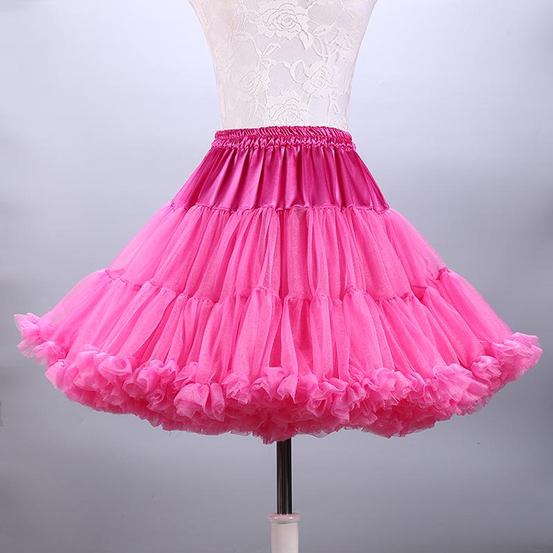 Falda Media de Malla para Adulto Cosplay Boda Enagua – Estilo Lolita