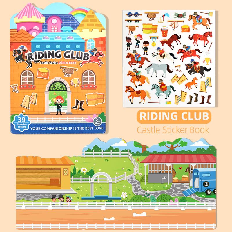 Reusable New Sticker Book For Kids - Cartoon Animal Vehicle Themed Busy Toy Gift For Boys Girls Educational Fun