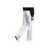 Adidas Embossed Monogram Fleece Pants Women Pants White IJ9627