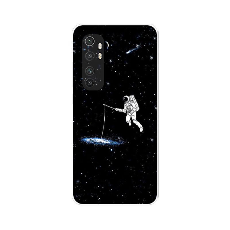 Case For Xiaomi Mi Note 10 Lite Cover Silicone Soft TPU Flower Fundas For Xiaomi Mi Note 10Lite Note10 Lite Capa Shockproof Para