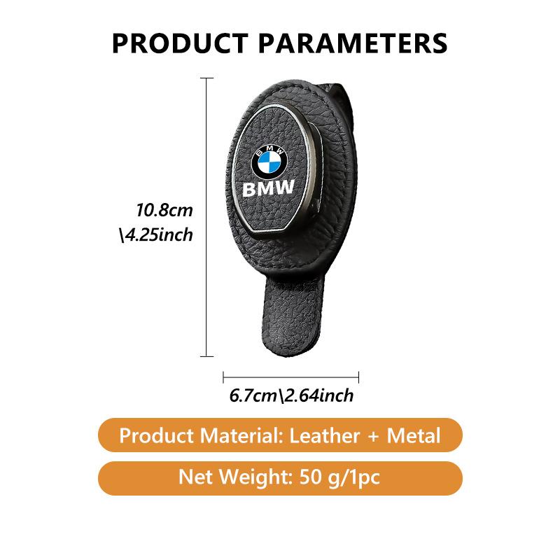 drswk4 3D Car Visor Glasses Clip Leather Logo Sunglasses Holder Magnetic Glasses Case For BMW E90 E60 E46 E39 F30 F10 E87 X3 X4 X5 X1
