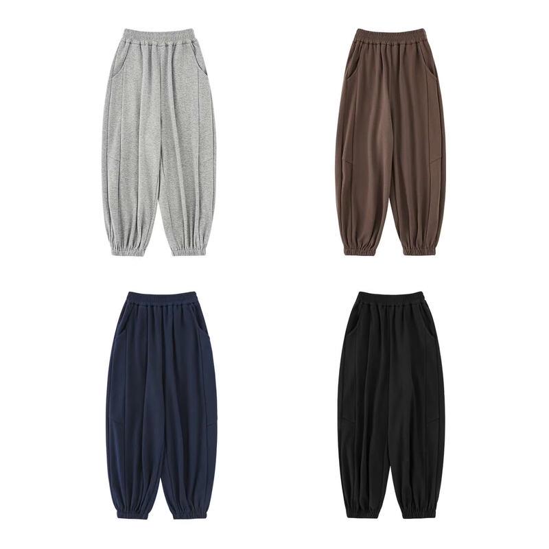 Boys' Solid Color Casual Joggers