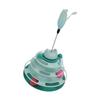 Cat Turntable   Toy 4   Interactive Kitten Track Roller Exercise Toy with   Stick