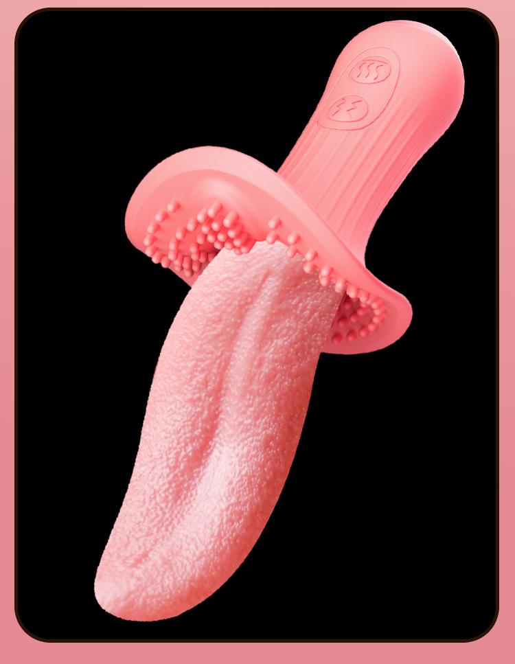 Telescopic Tongue Licking Vibrator – Adult Massager & Erotic Toy