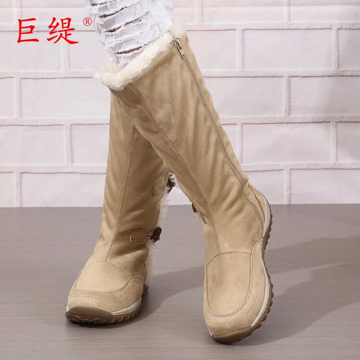 

Giant Ti 2025 осень и зима новая внешнеторговая обувь большого размера для женщин WISH Amazon Европа красивые женские полусапоги из кожи 41