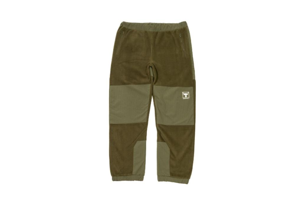 JACKALL Double Face Fleece Pants, Size M, Olive