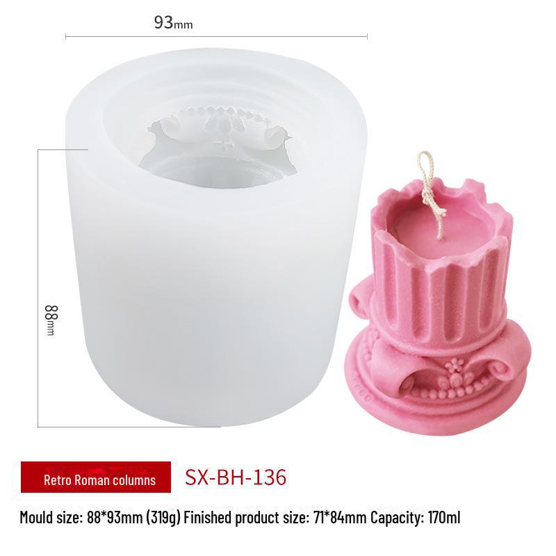 

Форма для ароматерапевтической свечи Sanxin - европейский ретро-стиль