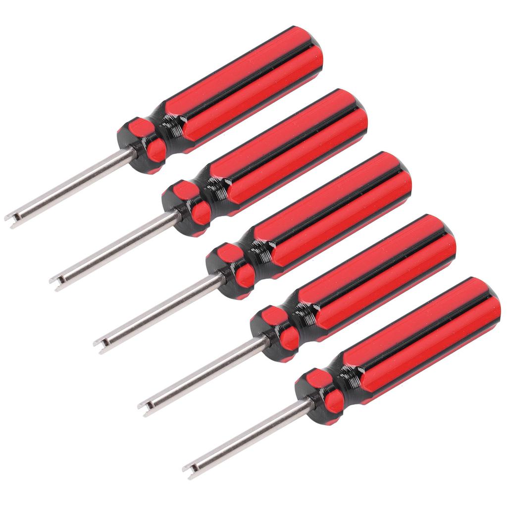 5Pcs Single Head Valve Core Remover Steel Car Truck Screwdriver for Motorcycles Bicycles
