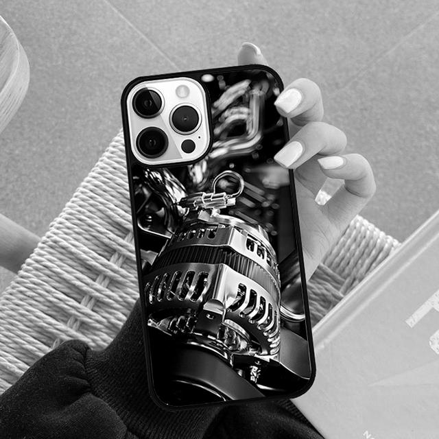 

Motor Engine Motorcycle Phone Case For iPhone 14 15 13 12 Mini XR XS Max Cover For Apple 11 Pro Max 8 7 Plus SE2020 Coque iPhone 6 6s