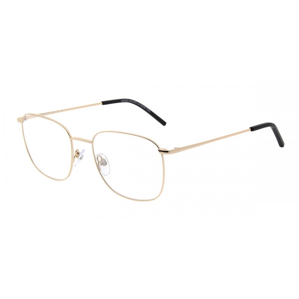 

United Colors Of Benetton Unisex Eyeglasses 3028 400 Gold/55-19-140