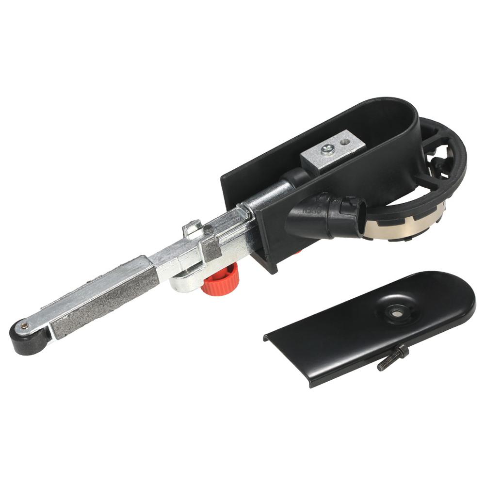 Multifunction Mini DIY Sander Sanding Belt Adapter Bandfile Belt Sander for 115mm 4.5 Inch and 125mm 5 Inch Electric