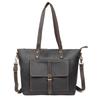 Vintage Unisex Crazy Horse Leather Tote Bag: Large Capacity, Fashionable Single Shoulder Cowhide Handbag