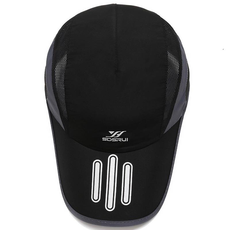 Baseball Cap with Quick-Drying Soft Top and Breathable Strapback for Outdoor Activities