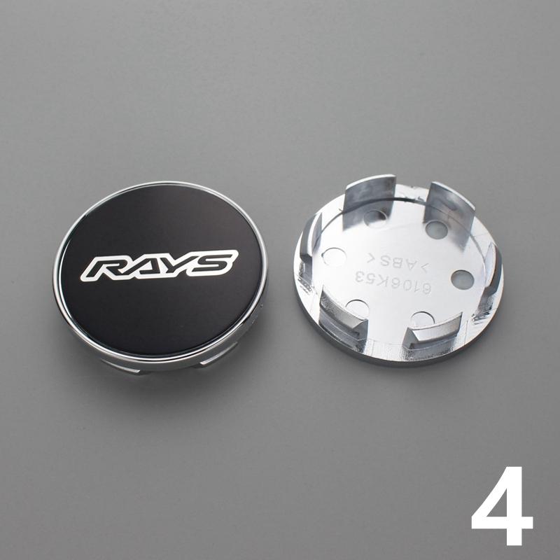 4pcs 53mm/48mm clip rays wheel center cap for rims wheel cover hub cap volk logo emblem stickers rays racing
