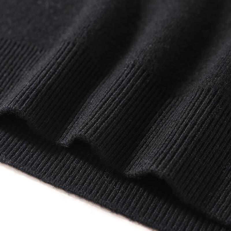 Antonio Men's Half-Zip Mock Neck Merino Wool Sweater