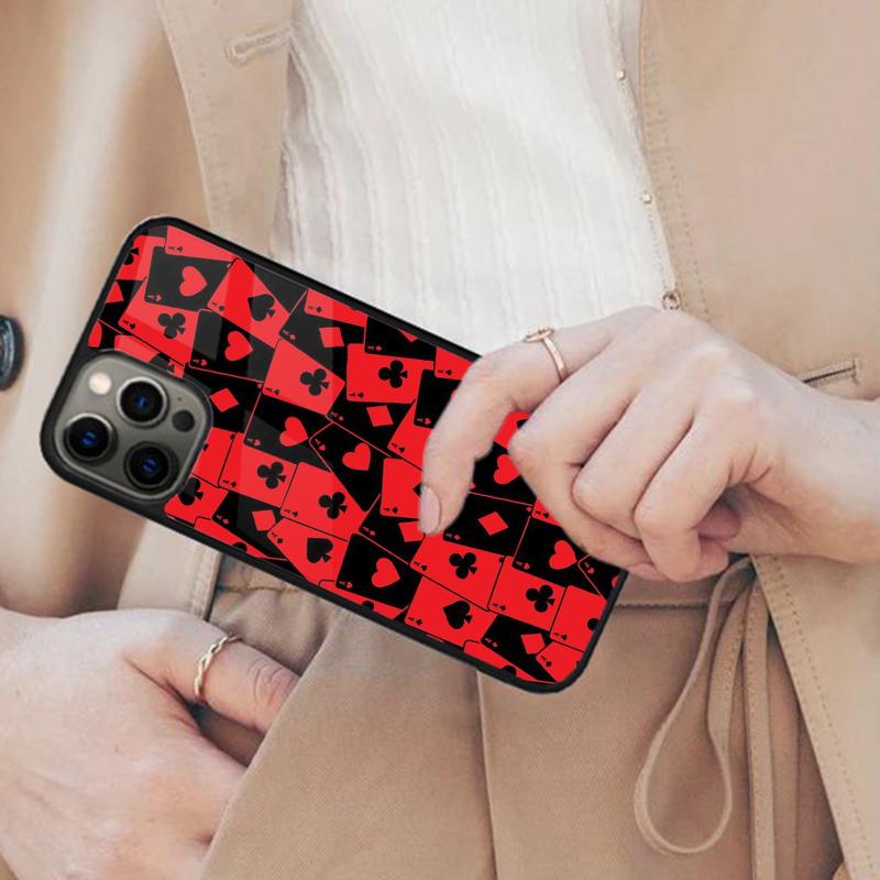 

Spades Poker Play Cards Ace Magnetic Phone Case For APPLE iPhone 17 Air 16 14 13 12 Pro Max 15 Plus Wireless MagSafe Cover iPhone 13mini