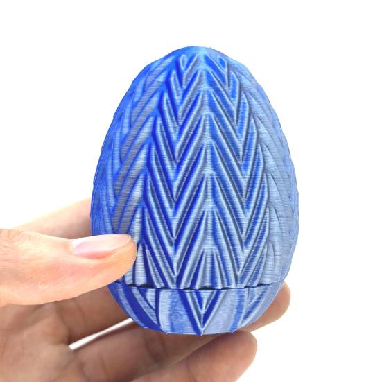 Eiförmige Labyrinth-Geschenkbox Stressabbau Pädagogisches 3D-gedrucktes Labyrinth-Ei mit Geheimfach Geld Bargeld Puzzlebox Geburtstage Ostergeschenk