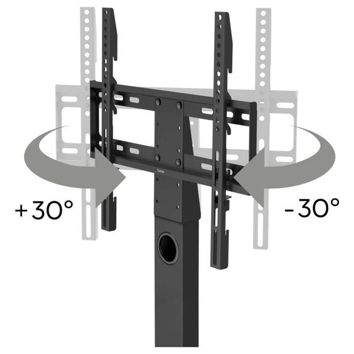 Hama 00220866 Pied pour TV pivotable 81,3 cm (32) - 139,7 cm (55) réglable en hauteur