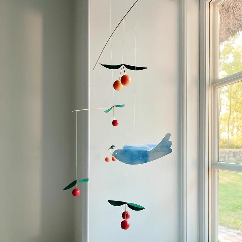 Peace Dove Wind Chimes Modern Cherry Bird Wind Chime Interior Luxury Decorative Hanging Bell Minimalist Aesthetic Hanging Bells