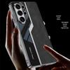 Fashionable Cross-Border S26 Ultra Samsung Phone Case with Precision-Hole Electroplated Frame and Plain Leather