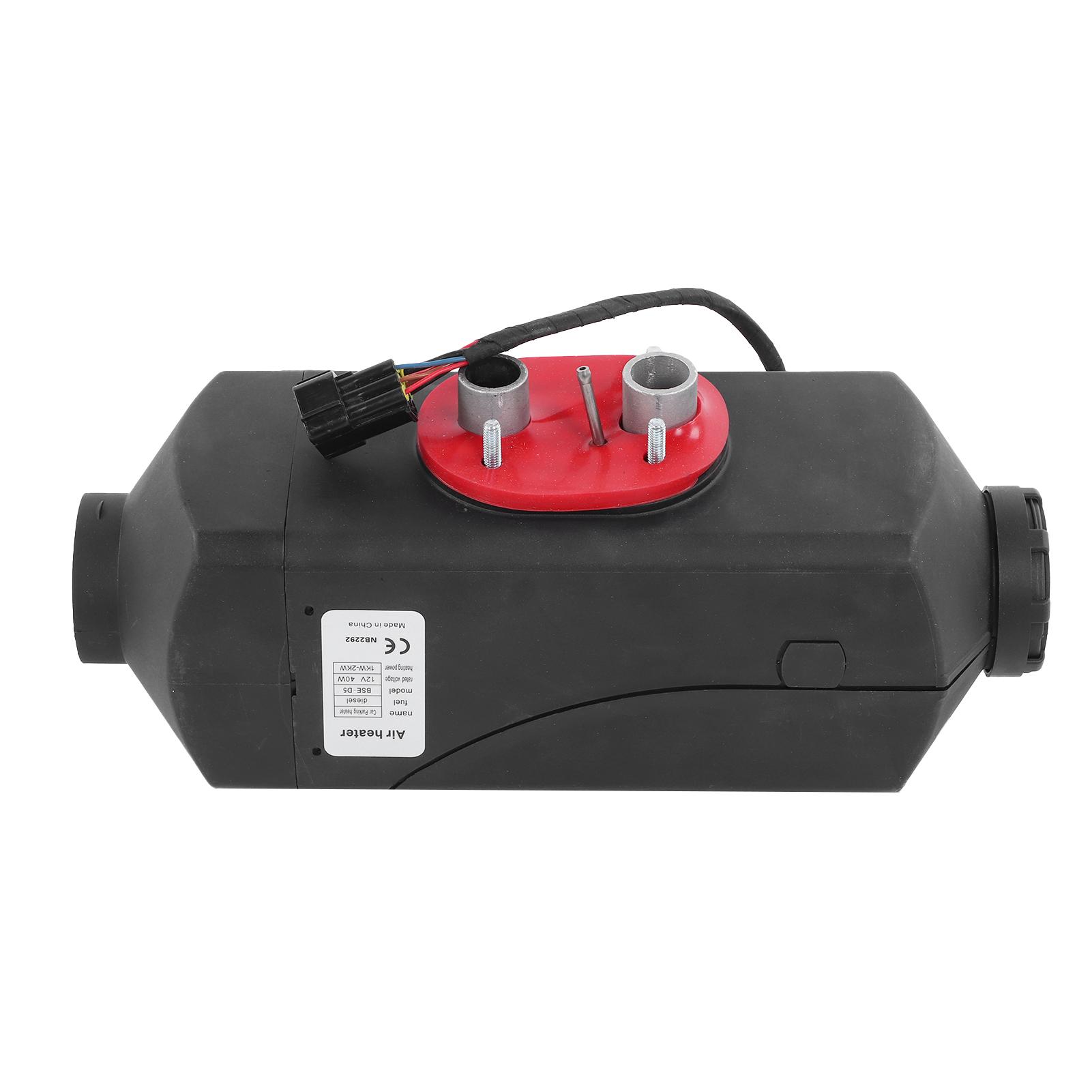 

Дизельный воздушный обогреватель, автомобильный парковочный обогреватель, черный, 2 кВт, 12 В, универсальный для легковых автомобилей, грузовиков, фургонов