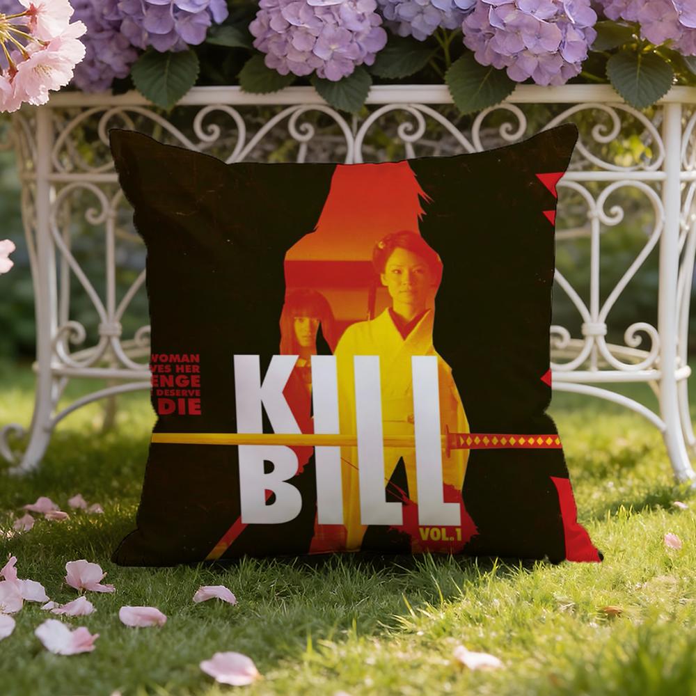 Movie K-Kill B-Bill Cushion Cover Home & Car Dual-Scene Pillow Cover: Reversible for Premium Comfort