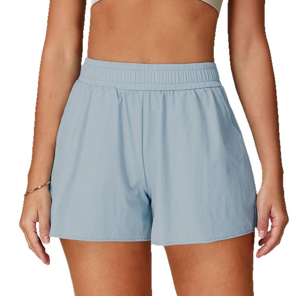 ZeChuang Women's Quick-Dry Sun Protection Running Shorts - Breathable, Cool, Anti-Exposure Fitness Wear