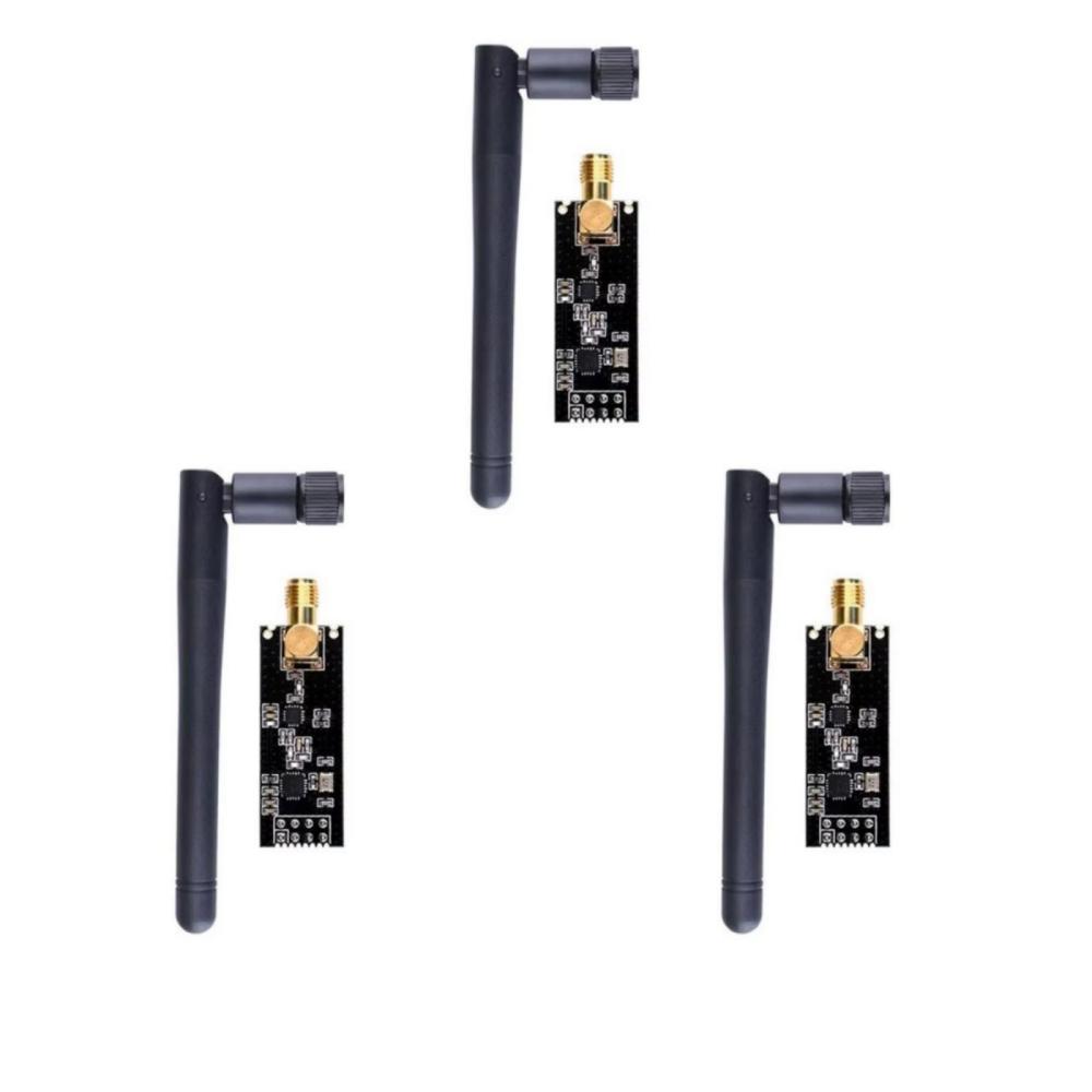 

3/5 шт. NRF24L01+PA+LNA Бездротовий трансивер RF Трансиверний модуль з SMA антеною 2.4G 1100м