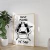 Bathroom Print Shower Bath Art Poster Illustration Retro Funny Quote Home Decor Cartoon Colourful Slogan Toilet Canvas Painting