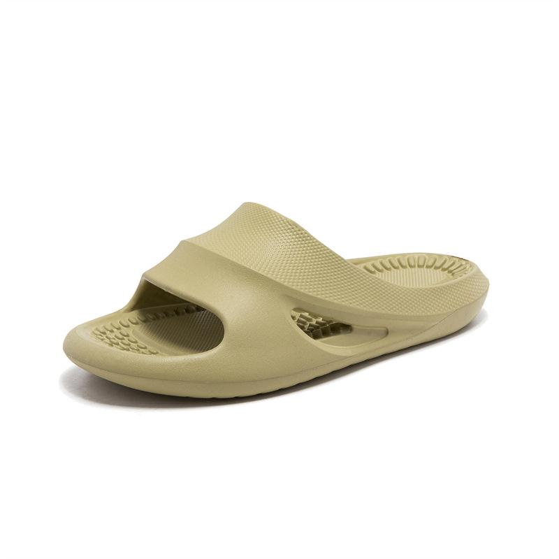 

Мужские плоские домашние массажные тапочки для пар, нескользящие тапочки для ванной, пляжные шлепанцы Zapatos Hombre, мужские сланцы 37-38 светло-зеленый