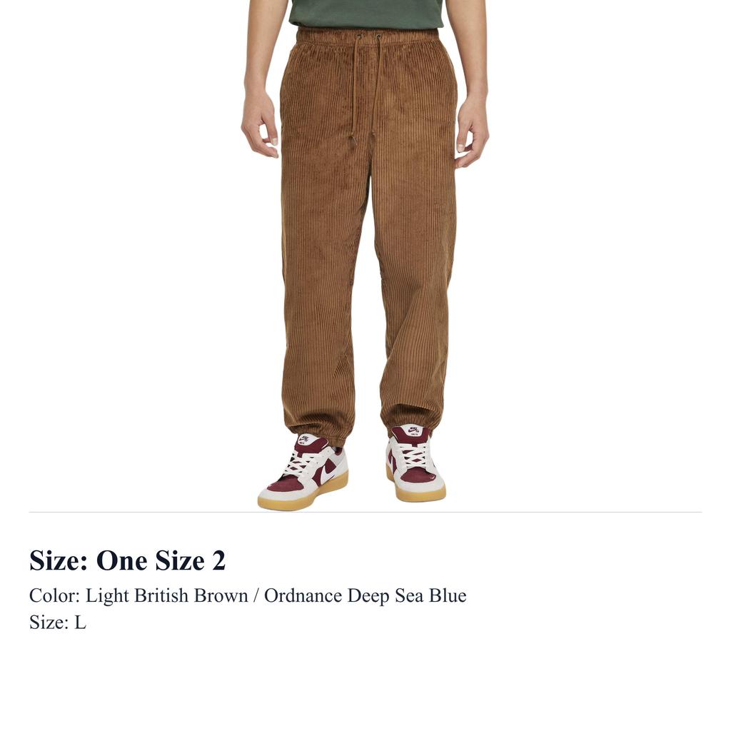 Nike Pantaloni Casual SB Unisex Marrone Terra Chiaro Britannico/Blu Mare Scuro Arsenal FV7396-281