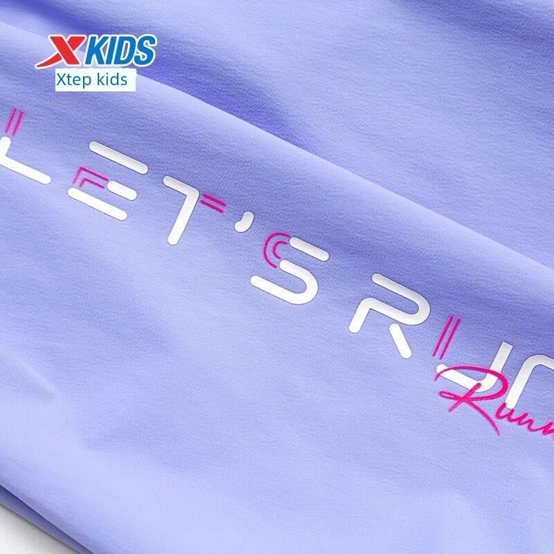 Xtep Kinder Mädchen Sport-Kurzrock, Gleicher Stil wie im Einkaufszentrum, Atmungsaktiv, Bequem, Leichter Sportrockhose 944047