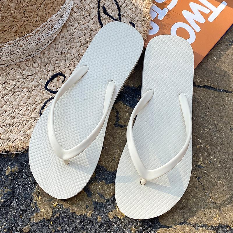 new colorful flip-flops bathing non-slip pinching feet summer travel couple portable cool slippers women's