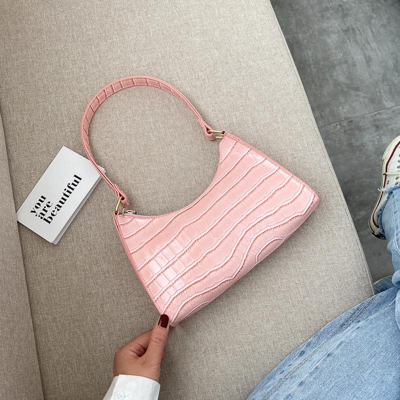 Retro Casual Kadın Tote Omuz Çantaları Kadın Deri Düz Renk Çanta Moda Çanta için