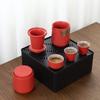 Travel Tea Set Car Outdoor Portable Ceramic Kuaike Cup Tea Can Complete Set Company Business Gifts