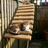 Cat Bridge for Cats Cage Sisal Wooden Rope Ladder Pet Furniture Kitten Step Scratcher Post Kitten Toys Tree Various Sizes