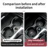 2PCS Car Coaster Anti-slip Water Cup Holder Pad For Opel Zafira Meriva Mokka Grandland Antara Ampera Vivaro Corsa Astra Insignia