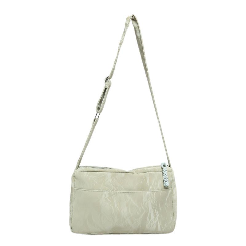 Soft Leather Large Capacity Artistic Shoulder Bag Korean Commuter Underarm Bag Fashion Relaxed Tote Bag Women