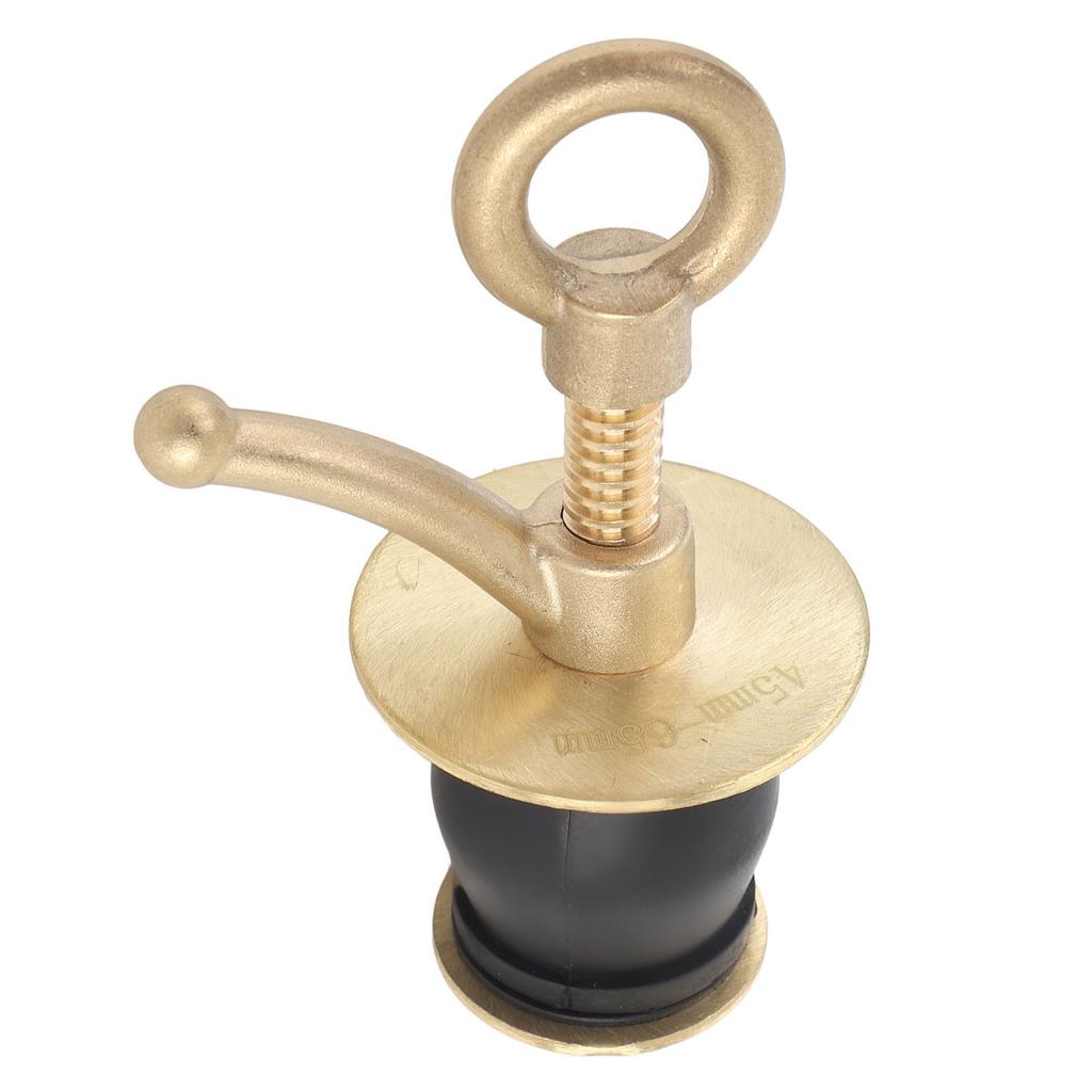 Boat Deck Brass Plug IMPA232481 Compact Multifunctional Marine Rubber Drain Plug for Drain Hole Sewage Pipes